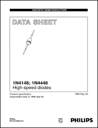 1N4446 datasheet: High-speed diodes 1N4446