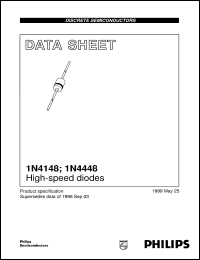1N4448 datasheet: High-speed diodes 1N4448