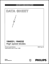 1N4532 datasheet: High-speed diodes 1N4532