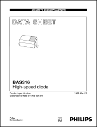 BAS316 datasheet: High-speed diode BAS316