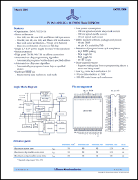 AS29LV800T-70RSC datasheet: 3V 1M x 8/512K x 16 CMOS flash EEPROM, 70ns access time AS29LV800T-70RSC