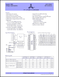 AS7C31026A-10TI datasheet: 3.3V 64K x 16 CM0S SRAM , 10ns access time AS7C31026A-10TI