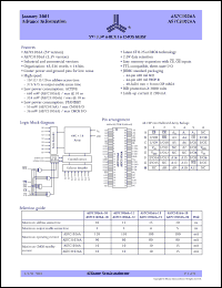 AS7C31026A-15TI datasheet: 3.3V 64K x 16 CM0S SRAM , 15ns access time AS7C31026A-15TI