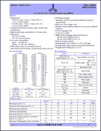 AS4LC2M8S1-10TC datasheet: 3.3V 2M x 8 CMOS synchronous DRAM, 1/frequency - 10 ns AS4LC2M8S1-10TC