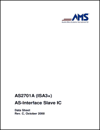 AS2701AT datasheet: AS-interface slave IC AS2701AT