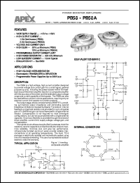 PB58 datasheet: Power booster amplifier PB58