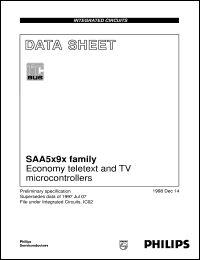 SAA5290PS/107 datasheet: Economy teletext and TV microcontrollers SAA5290PS/107