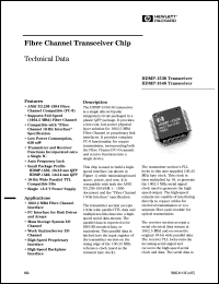 HDMP-1536 datasheet: Fibre channel transceiver chip HDMP-1536