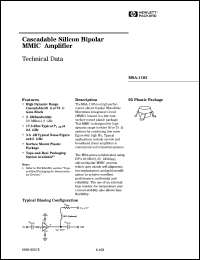 MSA-1105-STR datasheet: Cascadable silicon bipolar MMIC amplifier MSA-1105-STR