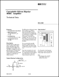 MSA-0500-GP4 datasheet: Cascadable silicon bipolar MMIC amplifier MSA-0500-GP4