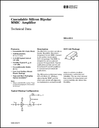 MSA-0311-TR1 datasheet: Cascadable silicon bipolar MMIC amplifier MSA-0311-TR1