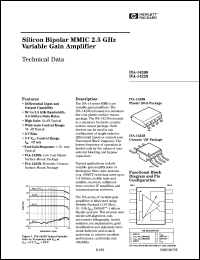 IVA-14208-STR datasheet: Silicon bipolar MMIC 2.5GHz variable gain amplifier IVA-14208-STR