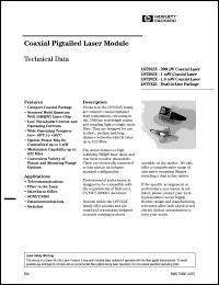 LST2527-B-FP datasheet: Coaxial pigtailed laser module LST2527-B-FP