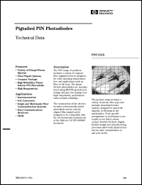 PDT1442-BI-SC datasheet: Pigtailed PIN photodiode PDT1442-BI-SC