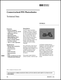 PDT0411-FC-A datasheet: Connectorized PIN photodiode PDT0411-FC-A