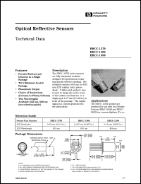 HBCC-1590 datasheet: Optical reflective sensor HBCC-1590