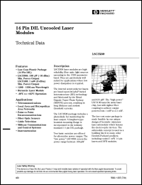 LSC3100-SF datasheet: 14 pin DIL uncooled laser LSC3100-SF