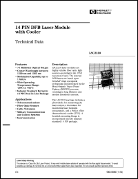 LSC2210-FP datasheet: 14 pin DFB laser module with cooler LSC2210-FP