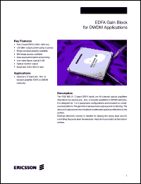 PGE60821 datasheet: EDFA gain block for DWDM applications PGE60821