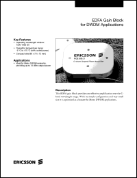 PGE60831 datasheet: EDFA gain block for DWDM applications PGE60831