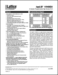 ISPLSI1048EA-170LQ128 datasheet: 170 MHz in-system prommable high density PLD ISPLSI1048EA-170LQ128