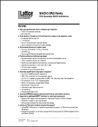 M5-128/68-15VC datasheet: 15ns fifth generation MACH architecture CPLD (Complex Programmable Logic Device) M5-128/68-15VC