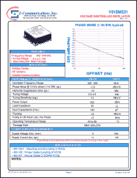 V515ME01 datasheet: 502-529 MHz VCO (Voltage Controlled Oscillator) V515ME01