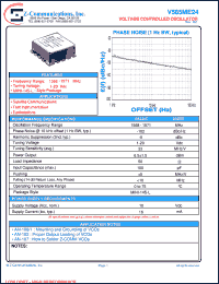 V585ME24 datasheet: 1568-1971 MHz VCO (Voltage Controlled Oscillator) V585ME24