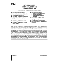 DA28F016SA-080 datasheet: 16-Mbit(1 Mbit x 16, 2 Mbit x 8) flashfile memory. Access speed 080 ns, Vcc = 5.0 V, 100 pF load DA28F016SA-080