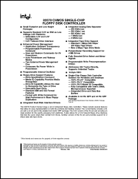 S82078-1 datasheet: CHMOS single-chip floppy disk controller. 5.0 V, 2 Mbps data rate S82078-1