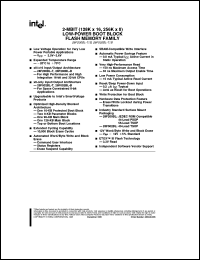 E28F002BL-B150 datasheet: 2-Mbit(128K x 8) low-power boot block flash memory. Access speed 150 ns E28F002BL-B150