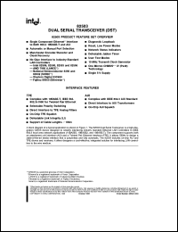 N82503 datasheet: Dual serial transceiver (DST) N82503