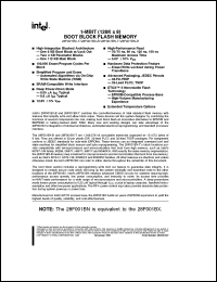 TP28F001BN-B90 datasheet: 1-Mbit(128K x 8) boot block flash memory. Access speed 90 ns TP28F001BN-B90