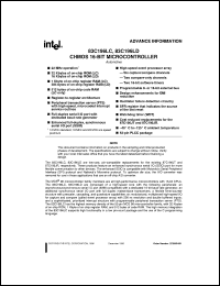 AN83C196LD-18 datasheet: CHMOS 16-bit microcontroller. 16 Kbytes ROM, 384 bytes RAM, 18 MHz AN83C196LD-18