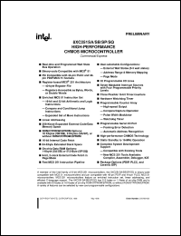 C80C251SQ16 datasheet: High-performance CHMOS microcontroller. CPU-only, 16MHz C80C251SQ16