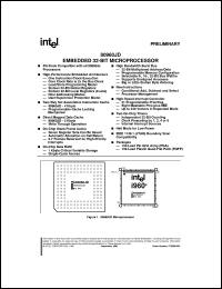 A80960JD-33 datasheet: Embedded 32-bit microprocessor, 33.33MHz core, 16.67 MHz bus A80960JD-33