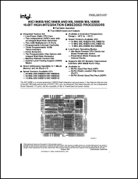 TS80L188EB8 datasheet: 16-bit high-integration embedded processor. 8 MHz, 3 V TS80L188EB8