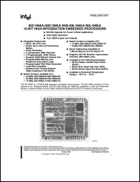 TS80L186EA8 datasheet: 16-bit high-integration embedded processor. 8 MHz, 3 V TS80L186EA8
