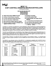 LD8052AH datasheet: 8-bit control-oriented microcontroller with burn-in LD8052AH