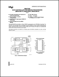 MD82C288-10 datasheet: Bus controller for M80286 processor MD82C288-10