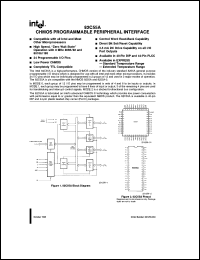 TP82C55A datasheet: 8MHz CHMOS programmable peripheral interface TP82C55A