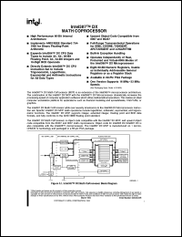 A387DX datasheet: Math coprocessor A387DX