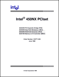 82453NX datasheet: Data path multiplexer (MUX) 82453NX