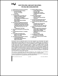 SB82371SB datasheet: PCI ISA IDE Xcelerator SB82371SB