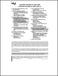 SB82379AB datasheet: System I/O APIC (SIO.A) SB82379AB