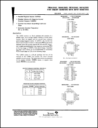 SNJ54LS593FK datasheet:  8-BIT BINARY COUNTERS WITH INPUT REGISTERS SNJ54LS593FK