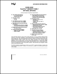 DT28F320S5-120 datasheet: Word-wide FlashFile memory. 32 Mbit, access speed 120 ns DT28F320S5-120