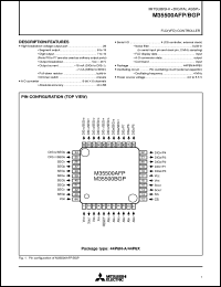 M35500AFP datasheet: FLD(VFD) controller M35500AFP