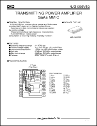NJG1309VB2 datasheet: Transmitting power amplifier GaAs MMIC NJG1309VB2