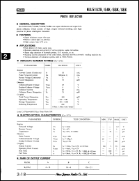 NJL5164K datasheet: Photo reflector NJL5164K